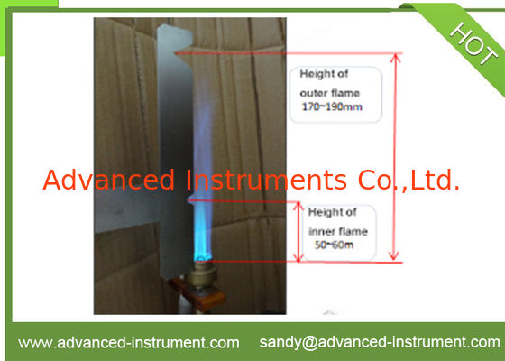 Automatic Vertical Flame Propagation Test Apparatus with Fume Hood  and LCD Display