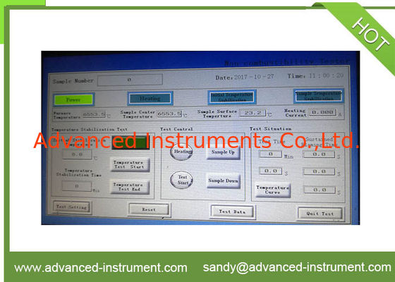 Non-combustibility tester EN ISO 1182, IMO FTPC Part 1, BS 476-4, EN 13501